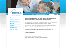 Tablet Screenshot of diakoniestation.de